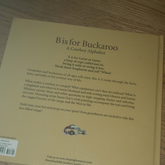 Childrens book "b is for Buckaroo" - Picture 2 of 2